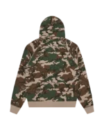 Running Dog Woodland Camo Zip Through Hood
