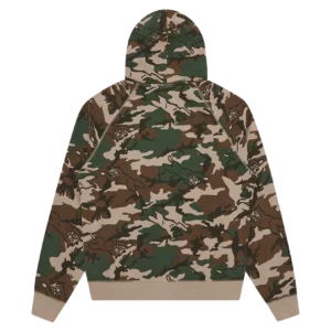 Running Dog Woodland Camo Zip Through Hood