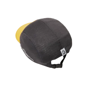 SIDE MESH NYLON CAP YELLOW GREY 1