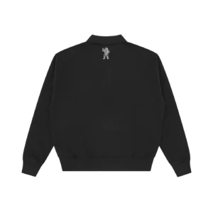 SIGNATURE COLLARED SWEATSHIRT BLACK 1