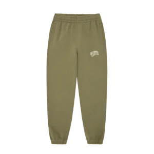 SMALL ARCH LOGO SWEATPANTS OLIVE ECRU LOGO