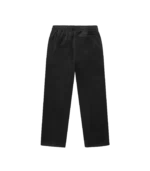 SMALL ARCH LOGO VELOUR TRACK PANTS BLACK 1