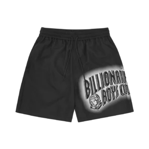 SPRAY ARCH LOGO SWIM SHORTS BLACK