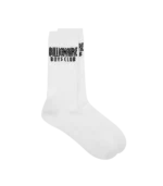STRAIGHT LOGO SOCKS WHITE