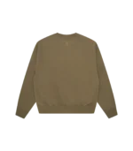 STUDDED LOGO CREWNECK KHAKI 1