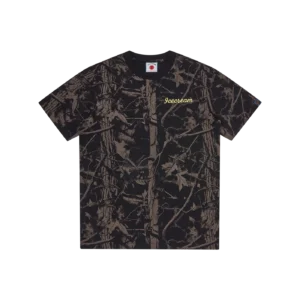 TREE CAMO T SHIRT BLACK