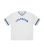 V NECK SPORTS JERSEY WHITE