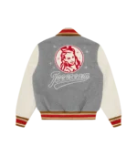 WAITRESS VARSITY JACKET GREY 1