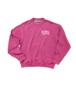 WASHED ARCH LOGO CREWNECK PINK