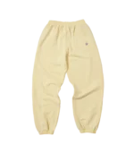 WASHED ARCH LOGO SWEATPANTS PALE YELLOW 1