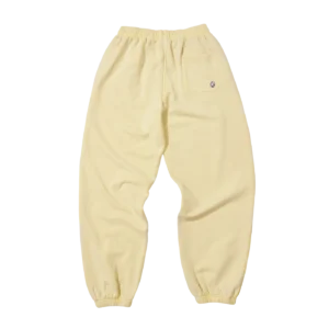 WASHED ARCH LOGO SWEATPANTS PALE YELLOW 1