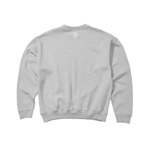 WASHED FLYING B CREWNECK CHALK GREY 1