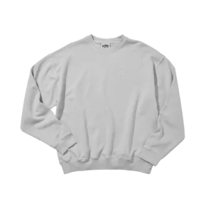 WASHED FLYING B CREWNECK CHALK GREY