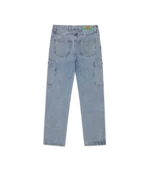 WESTERN DENIM PANTS LIGHT WASH BLUE 1