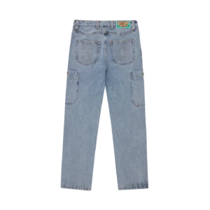 WESTERN DENIM PANTS LIGHT WASH BLUE 1