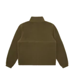 WOVEN PATCH ARCH LOGO FLEECE JACKET OLIVE 1
