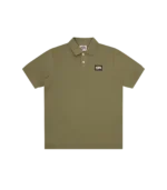 WOVEN PATCH ARCH LOGO POLO TOP OLIVE