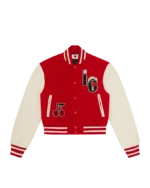 Womens Cherry Varsity Jacket