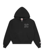 Womens Crystal Zip Through Hood
