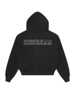 Womens Crystal Zip Through Hood