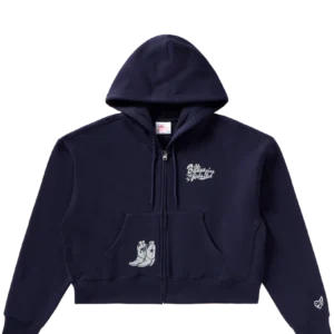 Womens Dallas Cowboys Cropped Hoodie