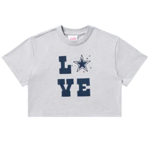 Womens Dallas Cowboys Cropped Tee
