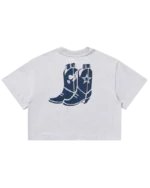 Womens Dallas Cowboys Cropped Tee