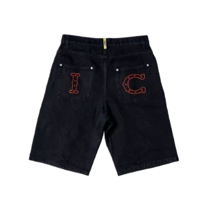 YEAR OF THE HORSE DENIM SHORTS DARK BLUE 1