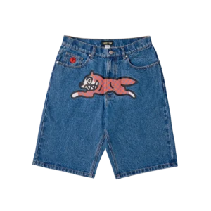 YEAR OF THE HORSE DENIM SHORTS LIGHT BLUE