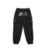nylon 2way pants black