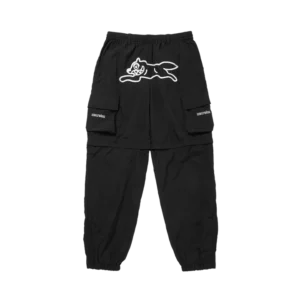 nylon 2way pants black