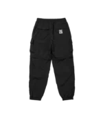 nylon 2way pants black