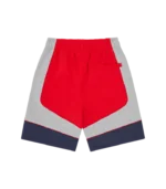 panelled warm up sweatshorts grey