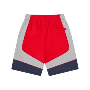 panelled warm up sweatshorts grey