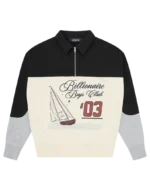 regatta panelled quarter zip