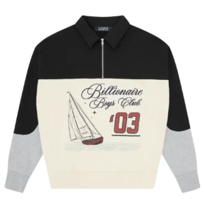 regatta panelled quarter zip