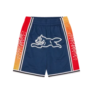 running dog basketball shorts navy